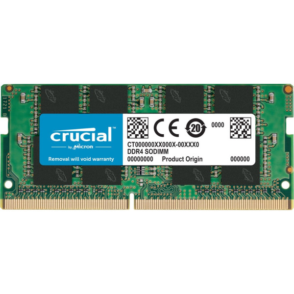 Crucial 16GB Single DDR4 3200 MTs (PC4-25600) SODI...
