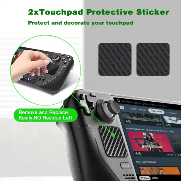 JYS Thumb Grip And Protective Sticker For Steam Deck