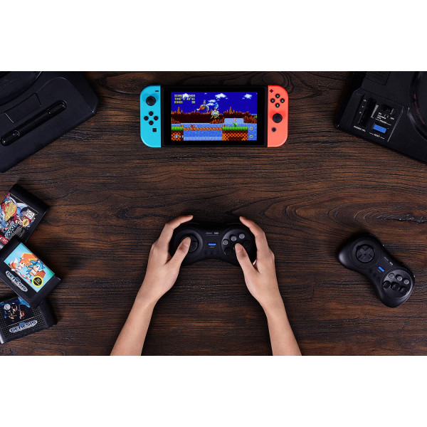 8Bitdo M30 Bluetooth Controller for Switch, Windows and Android, 6-Button Layout for SEGA’s Classic Games