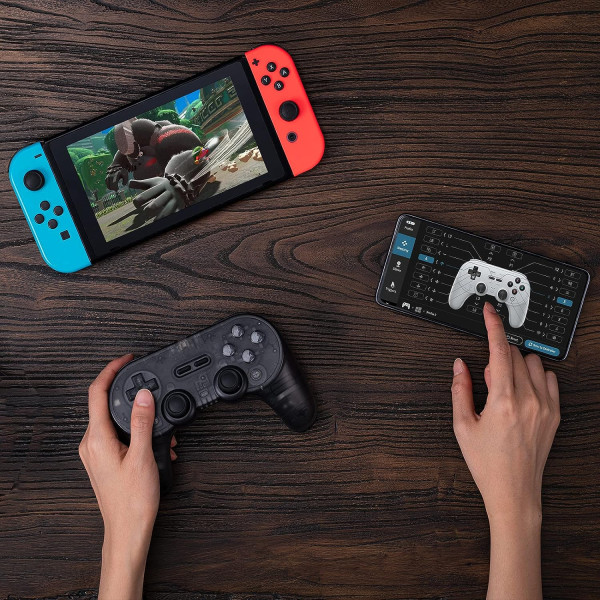 8Bitdo Pro 2 Bluetooth Controller for Switch, PC, Windows, Android, MacOS, Steam Deck, Raspberry Pi