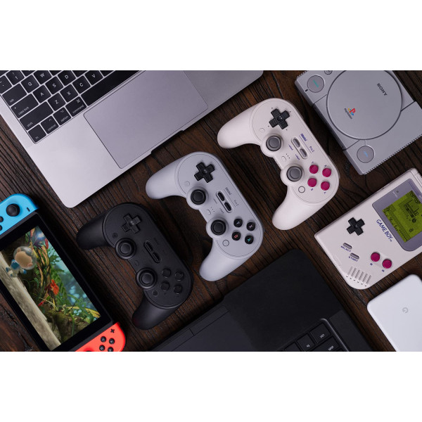 8BitDo Pro 2 Bluetooth Controller for Switch, PC, Android, Steam Deck, Gaming Controller for iPhone, iPad, macOS, and Apple TV