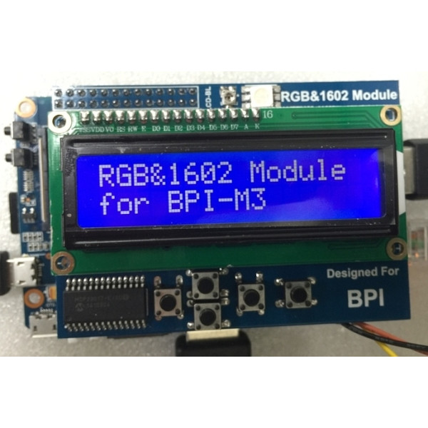 Banana Pi, BPI LCD 1602 Display Module, BPI A 016 1602 LCD Display Module