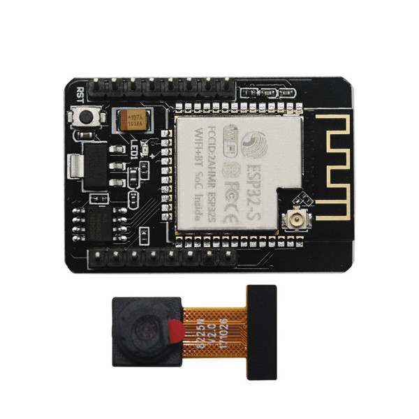 2 Pack ESP32-CAM WiFi Bluetooth Camera Module Development Board ESP32 with Camera Module OV2640