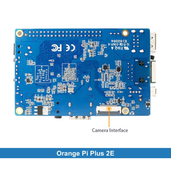 Orange Pi Plus 2E H3 Quad Core 2GB RAM 4K Open-Source Development Board