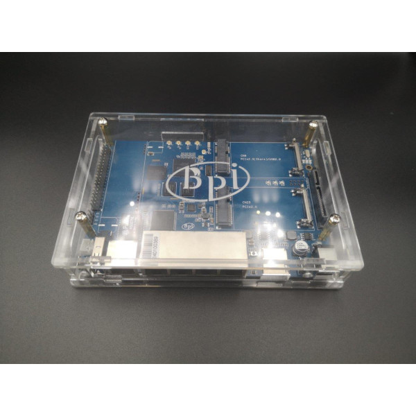 BPI-R64 Acrylic Case-Acrylic Clear Case for Banana Pi R64